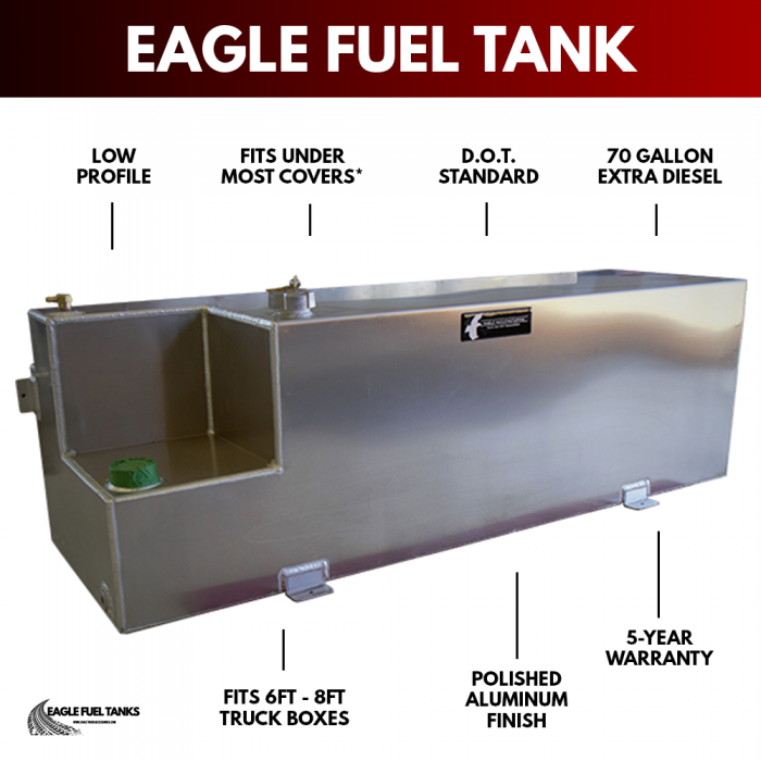 Eagle Manufacturing 70 Gal. Fuel Tank Polished Accessory Warehouse